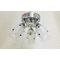 12511/3 CR WT d340 н/о, 3хЕ14+LED
