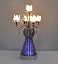 Настольная лампа 56305 CR/5T LED, 5хG4 +подсветкаMIX