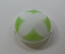 НПБ 3025/1W D250 "Перья" зеленый, 1хЕ27