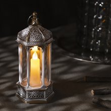 Фигура световая "Ротонда античная, свеча", 14х6х6 см