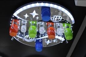 8308/6+3 BK+GD MIX, 6хЕ27+LED